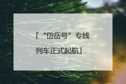 “岱岳号”专线列车正式起航