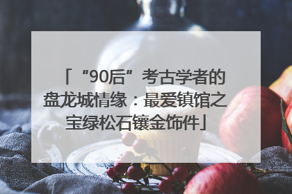 “90后”考古学者的盘龙城情缘：最爱镇馆之宝绿松石镶金饰件