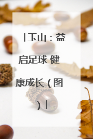 玉山：益启足球 健康成长（图）