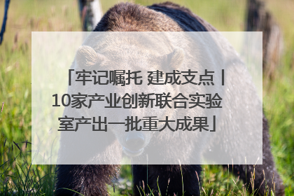 牢记嘱托 建成支点丨10家产业创新联合实验室产出一批重大成果
