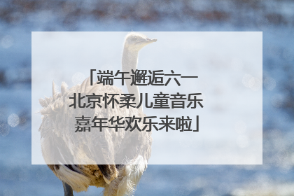 端午邂逅六一 北京怀柔儿童音乐嘉年华欢乐来啦