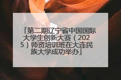 第二期辽宁省中国国际大学生创新大赛（2025）师资培训班在大连民族大学成功举办