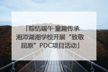 粽情端午·童趣传承 湘潭湖湘学校开展“致敬屈原”PDC项目活动