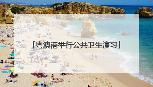 粤澳港举行公共卫生演习