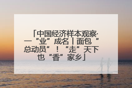 中国经济样本观察·一“业”成名丨面包“总动员”！“走”天下也“香”家乡