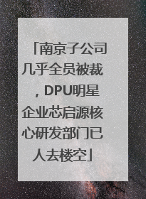 南京子公司几乎全员被裁，DPU明星企业芯启源核心研发部门已人去楼空