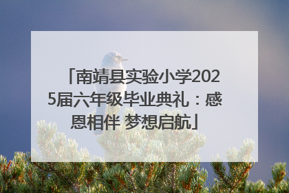 南靖县实验小学2025届六年级毕业典礼：感恩相伴 梦想启航
