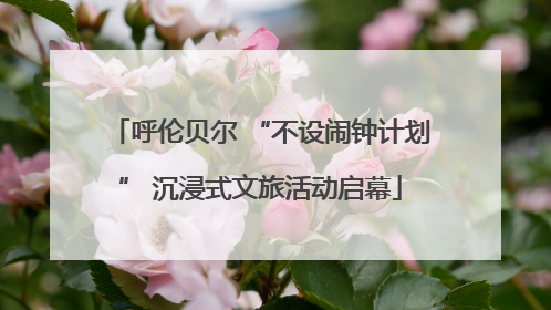 呼伦贝尔 “不设闹钟计划” 沉浸式文旅活动启幕
