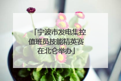宁波市发电集控值班员技能精英赛在北仑举办