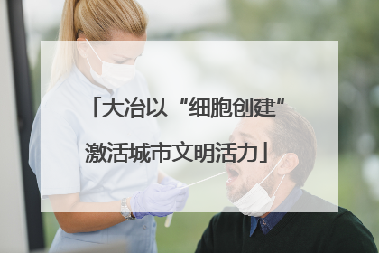 大冶以“细胞创建”激活城市文明活力