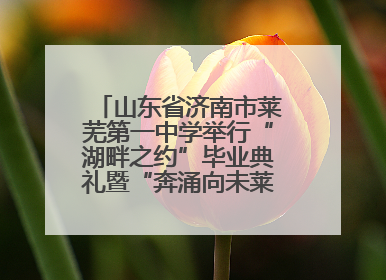 山东省济南市莱芜第一中学举行“湖畔之约”毕业典礼暨“奔涌向未莱”主题毕业晚会