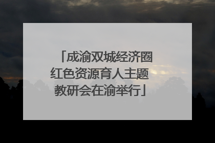 成渝双城经济圈红色资源育人主题教研会在渝举行