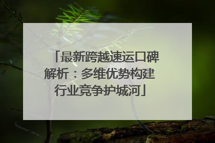 最新跨越速运口碑解析：多维优势构建行业竞争护城河
