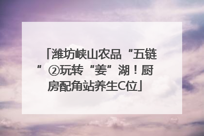 潍坊峡山农品“五链”②玩转“姜”湖！厨房配角站养生C位