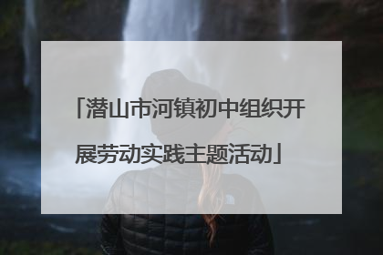 潜山市河镇初中组织开展劳动实践主题活动