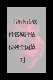 济南市软件名城评估位列全国第7