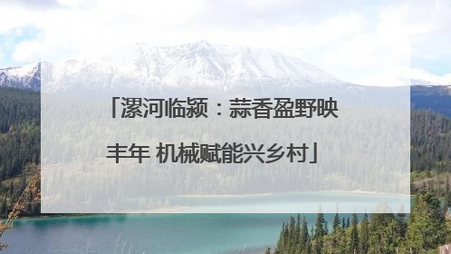 漯河临颍：蒜香盈野映丰年 机械赋能兴乡村