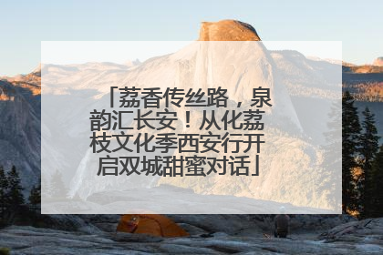 荔香传丝路，泉韵汇长安！从化荔枝文化季西安行开启双城甜蜜对话