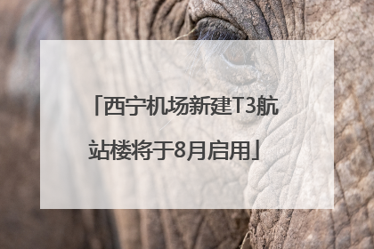西宁机场新建T3航站楼将于8月启用