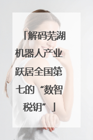 解码芜湖机器人产业跃居全国第七的“数智税钥”