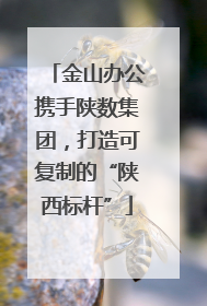 金山办公携手陕数集团，打造可复制的“陕西标杆”