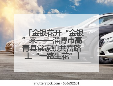 金银花开“金银”来——淄博市高青县常家镇共富路上“一路生花”