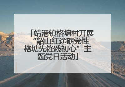 靖港镇格塘村开展“韶山红途砺党性 格塘先锋践初心”主题党日活动