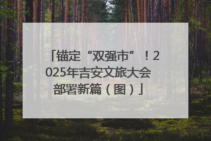 锚定“双强市”！2025年吉安文旅大会部署新篇（图）