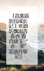高素质农民成长记丨老油坊飘出青春香 看肖建玉“老一辈”菜油升级记