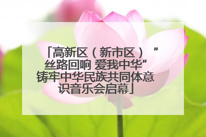 高新区（新市区）“丝路回响 爱我中华”铸牢中华民族共同体意识音乐会启幕