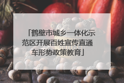 鹤壁市城乡一体化示范区开展百姓宣传直通车形势政策教育