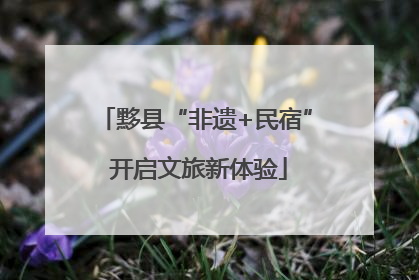 黟县“非遗+民宿” 开启文旅新体验