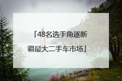 48名选手角逐新疆最大二手车市场